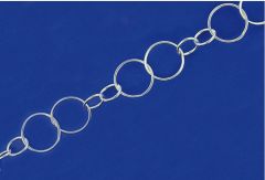 Fantasieketten / lose (ø 10x10/6x6 mm) / 925 Silber
