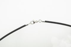 Spiralcollier m. Endkappen u. Karabiner (Ø 1.50 mm)