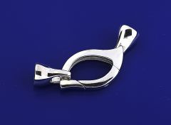 Designschliesse mit Kappe inkl Stift / 925 Silber