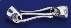 S-Schliesse mit Kappe inkl Stift / 925 Silber