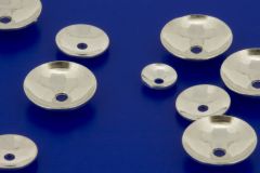 Halblinsen rund / 925 Silber