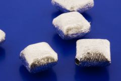 Kissen quer gebohrt / gebürstet / 925 Silber
