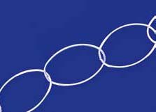 Fantasieketten mit Karabiner (ø 28x14mm)