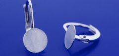Klappbrisuren mit Platte / 925 Silber