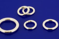 Binderinge geschlossen / 925 Silber