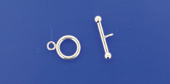 Knebelverschlüsse geschlossen / 925 Silber