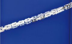 Königsketten mit Karabiner / 925 Silber