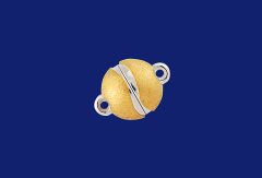 Magnetschliessen / Welle / 925 Silber