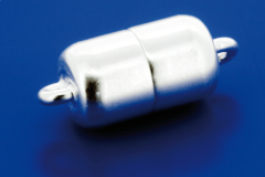 Magnetschliessen / Zylinderform / 925 Silber