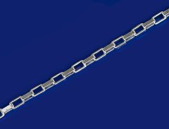 Veneziaketten weit mit Karabiner (ø2.4mm) / 925 Silber