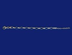 Armband inkl. 3cm Verlängerungskette / 925 Silber