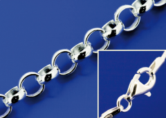 Erbsketten mit Karabiner (ø 2.2 mm) / 925 Silber 1