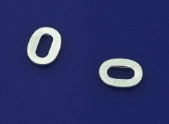 Stempelplättchen / Anker / ohne "925" Stempel / 925 Silber