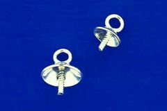 Schüsselanhänger (Schlaufe rund) / 925 Silber