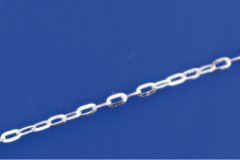 Ankerketten flach mit Federring (ø1.8mm) / 925 Silber