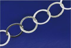 Ösenketten mit Karabiner (ø 10.20x14.90mm) / 925 Silber