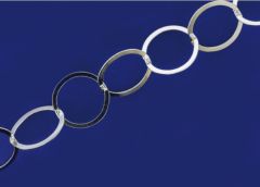 Ösenketten mit Karabiner (ø 10 mm) / 925 Silber