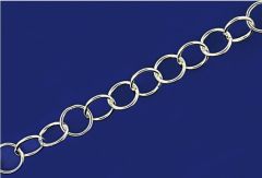 Ösenketten mit Karabiner (ø 4.3mm) / 925 Silber