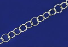 Ösenketten mit Karabiner (ø 7mm) / 925 Silber