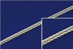Fuchsschwanzketten mit Karabiner (ø 1.50 mm) / 925 Silber