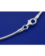 Schlangenketten mit Karabiner (ø 1.6 mm) / 925 Silber