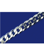 Panzerketten mit Karabiner (ø 7 mm) / 925 Silber