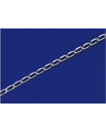 Panzerketten weit mit Karabiner / 925 Silber
