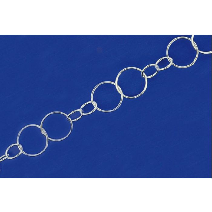 Fantasieketten / lose (ø 10x10/6x6 mm) / 925 Silber