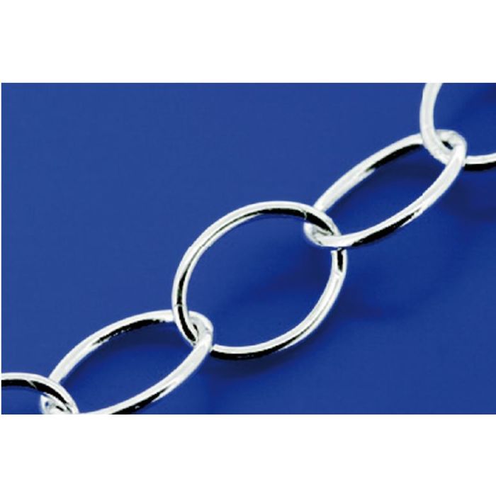 Verlängerungsketten (ø 7.8 x 5.8 mm) / 925 Silber
