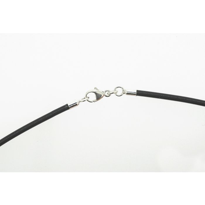Spiralcollier m. Endkappen u. Karabiner (Ø 1.80 mm)