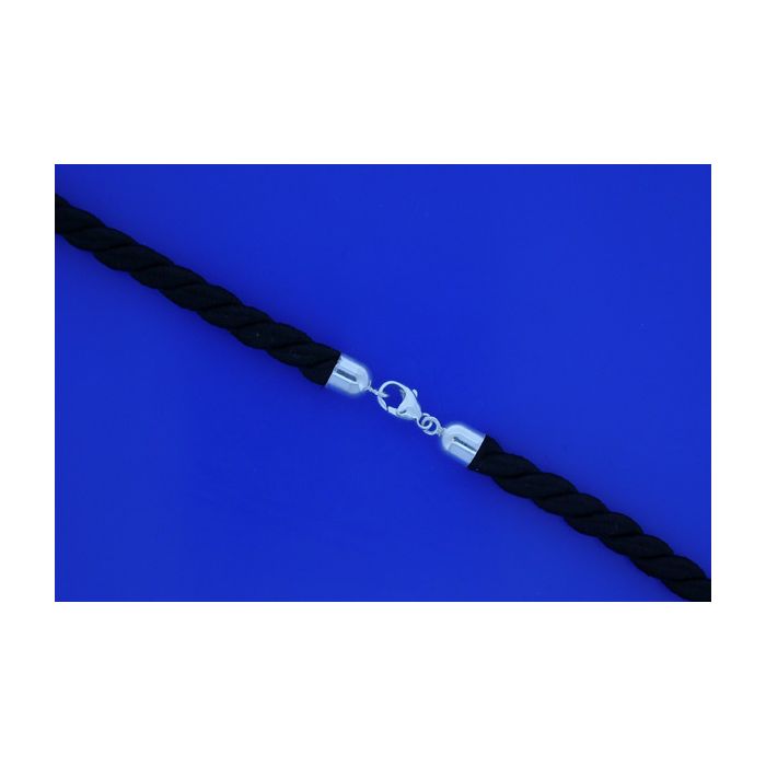 Baumwollkordeln mit Endkappen und Karabiner (Ø 6 mm)