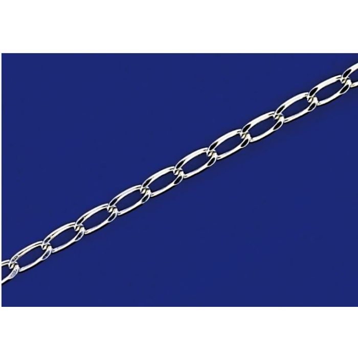 Panzerketten weit / lose (ø 3.7x8.6mm) / 925 Silber