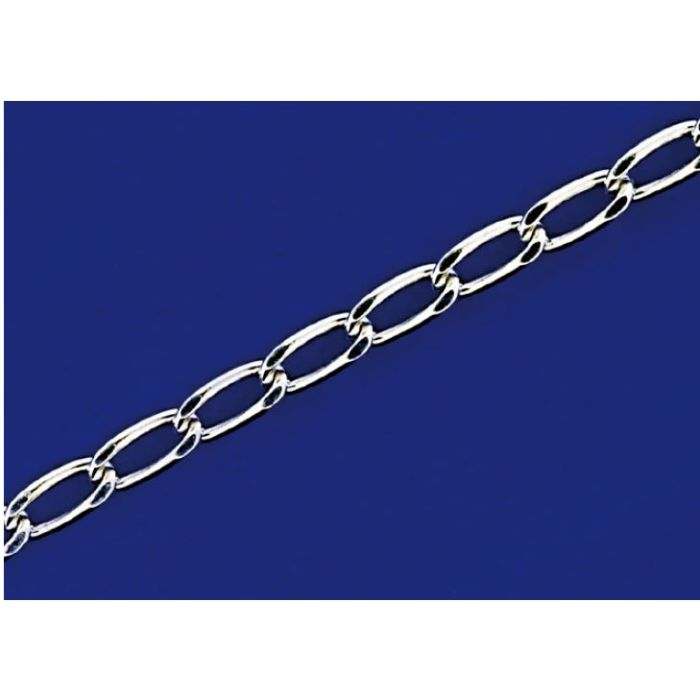 Panzerketten weit / lose (ø 4.6x2.2mm) / 925 Silber