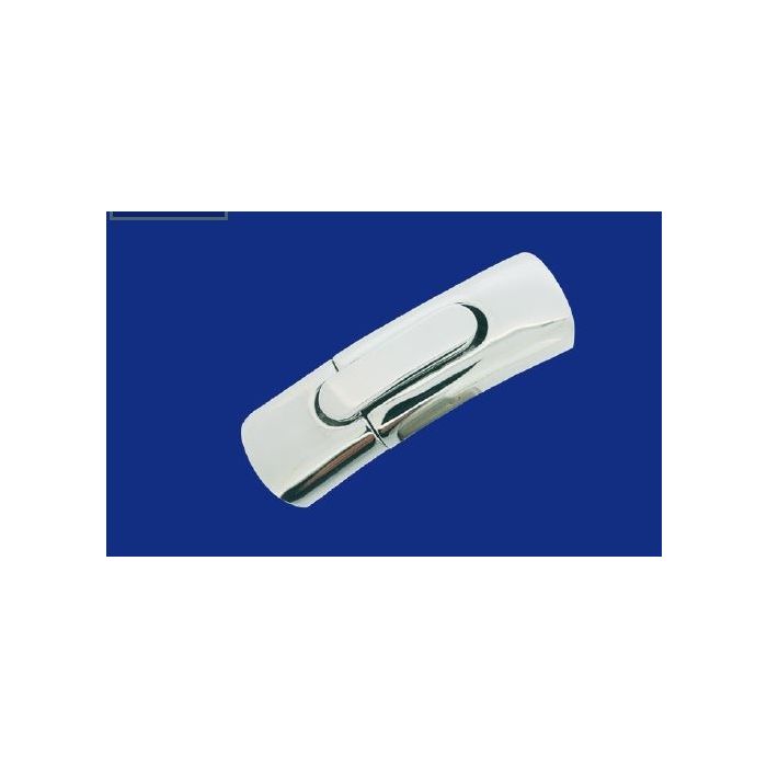 Clickverschluss / Flach / Edelstahl