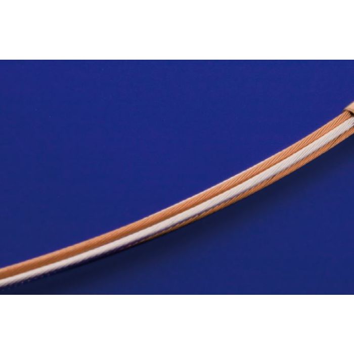 Edelstahlcollier mit Bajonettverschluss / Bicolor (Versilbert/Rose vergoldet)