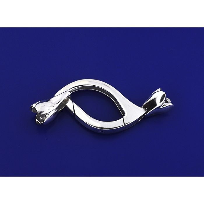 Designschliesse mit Kappe inkl Stift / 925 Silber