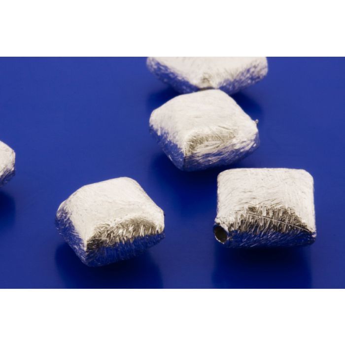 Kissen quer gebohrt / gebürstet / 925 Silber