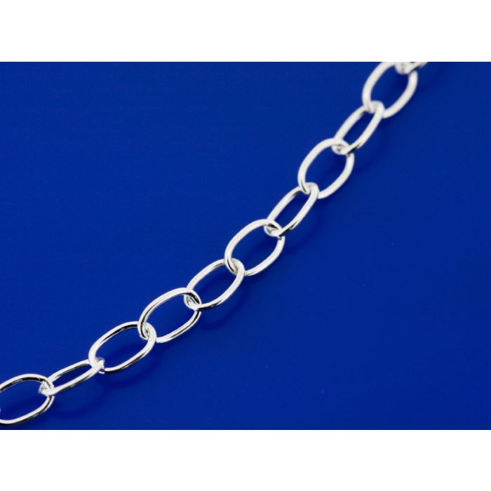 Ösenketten oval mit Karabiner (ø 5.5x3.5 mm)