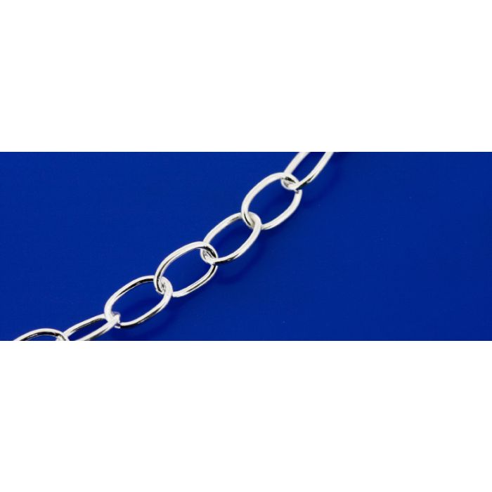 Ösenketten oval / lose (ø 5.5x3.5mm) / 925 Silber