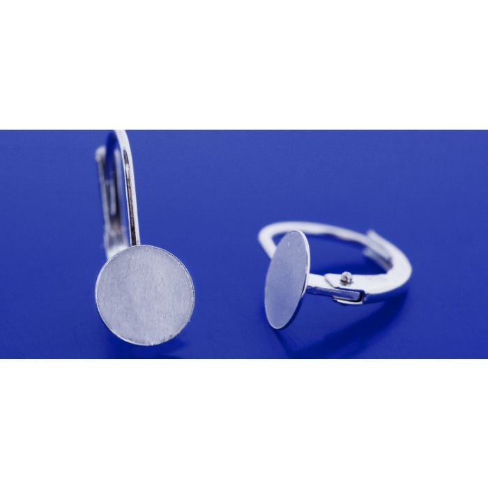 Klappbrisuren mit Platte / 925 Silber