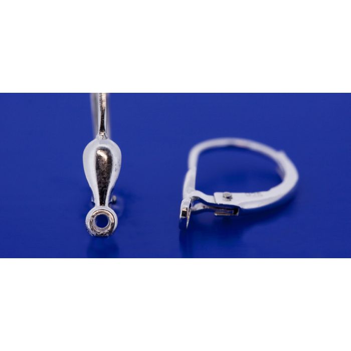 Klappbrisuren mit Öse quer / 925 Silber