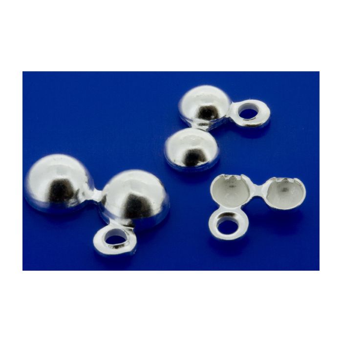 Klappkapseln mit Ring / 925 Silber