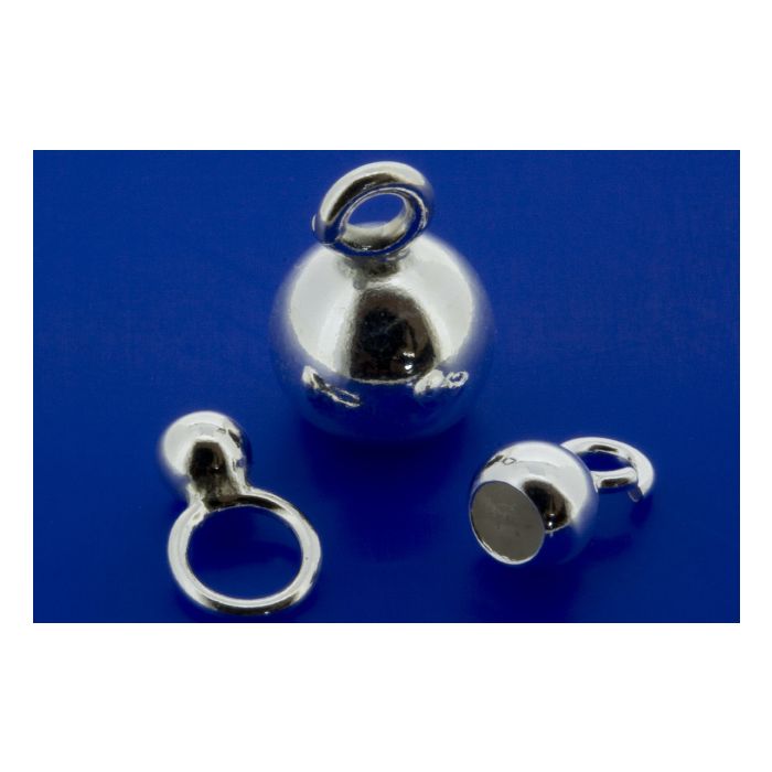 Kugelkapseln (kleine Öse offen) / 925 Silber