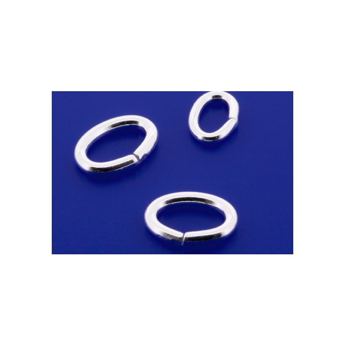 Biegeringe oval offen / 925 Silber