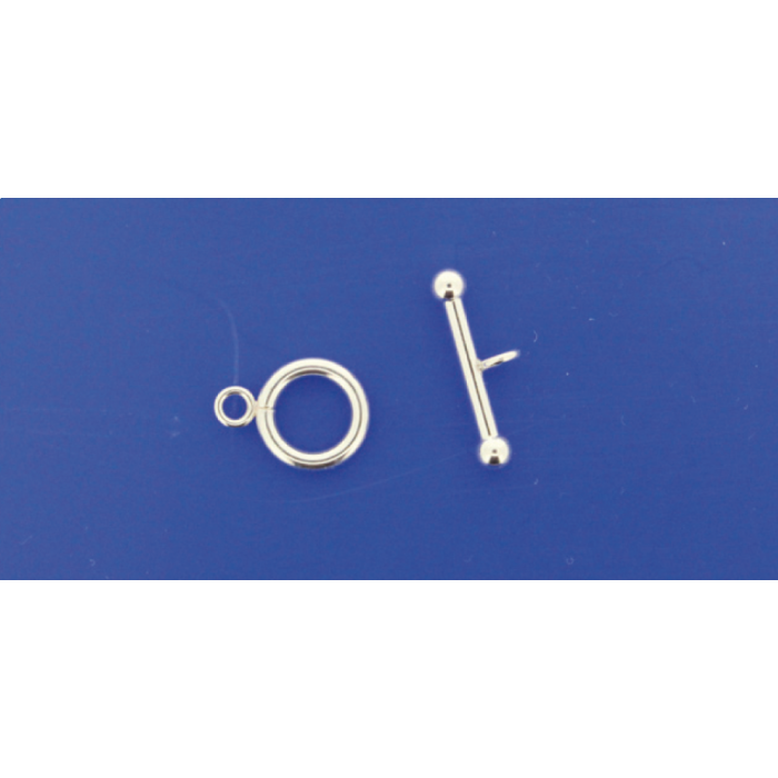 Knebelverschlüsse geschlossen / 925 Silber