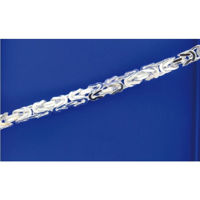 Königsketten mit Karabiner / 925 Silber