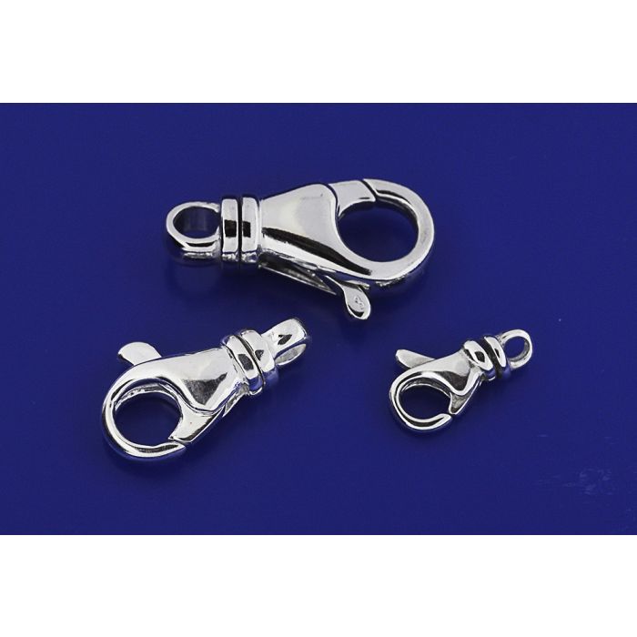 Karabiner mit Drehöse / 925 Silber