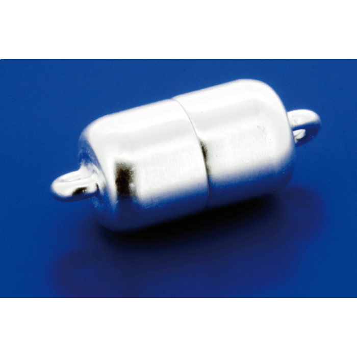 Magnetschliessen / Zylinderform / 925 Silber