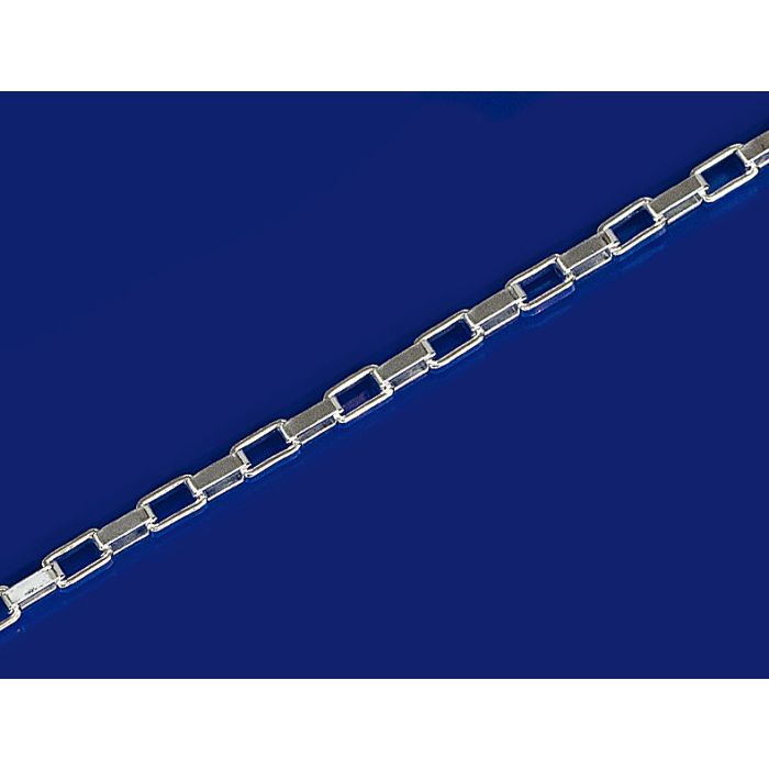 Veneziaketten weit mit Karabiner (ø2.4mm) / 925 Silber