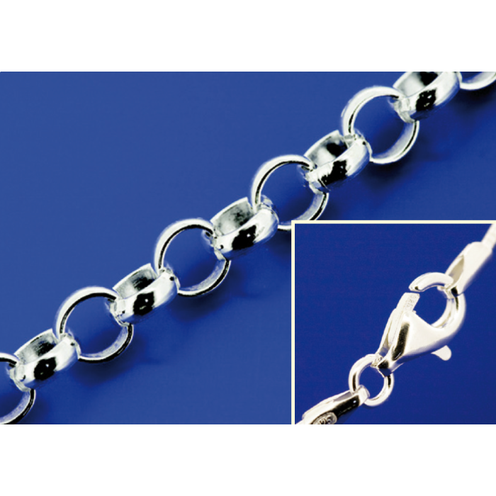 Erbsketten mit Karabiner (ø 2.2 mm) / 925 Silber 1